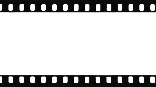 35mm Film Strip Edge (16:9 Widescreen Aspect Ratio) PNG