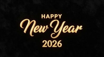Obraz premium Happy New Year 2026