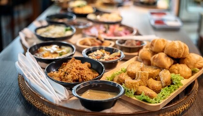 Kfc Is Popular Fast Food Chain Known As Kentucky Fried Chicken Background Of Kfc Restaurant Selective Focus Thailand 29 Oct 2565