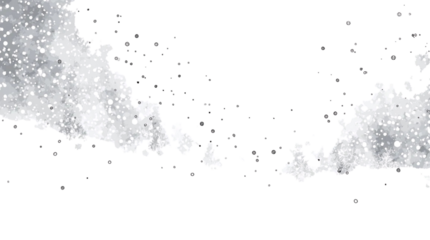 Beautiful winter snow background with glowing particles