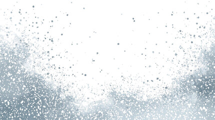 Beautiful winter snow background with glowing particles
