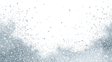 Beautiful winter snow background with glowing particles