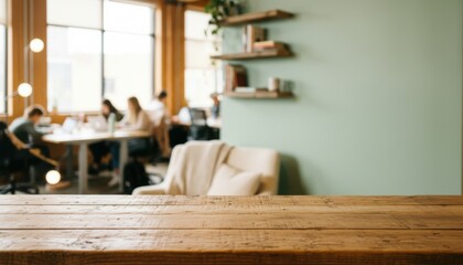 Cozy Modern Workspace with Natural Light and Collaboration