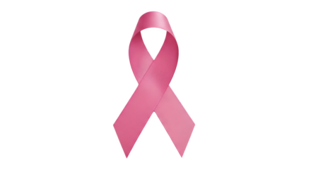 Pink Ribbon Symbol of Breast Cancer Awareness and Support.