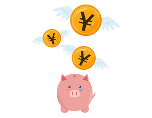 お金のイラスト　コイン　日本円