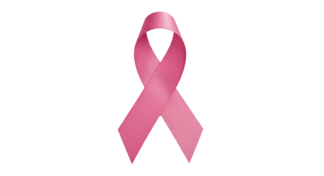 Pink Ribbon Symbol of Breast Cancer Awareness and Support.
