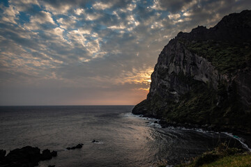 sunrise in the jeju island