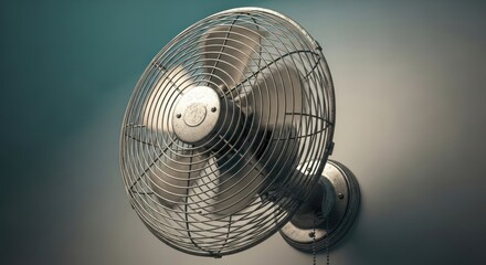 Nostalgic breeze: Capturing the essence of a vintage electric fan design