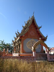 Ornate Golden Roof of a Traditional Asian Temple