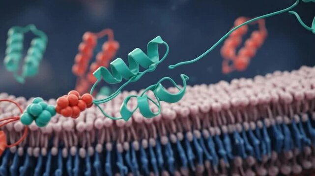 Cell Membrane Structure and Function A Detailed Molecular Visualization.
