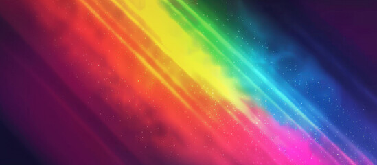 Chromatic Spectrum: A vibrant abstract composition with a spectrum of colors sweeping across the frame, each hue blending into the next, evoking a sense of energy and flow. 