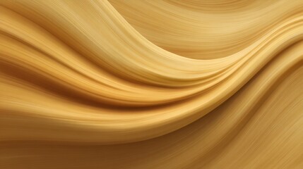 Obraz premium Soft Golden Waves Flowing in Abstract Texture of Satin or Silk Material for Background or Artistic Design Purposes