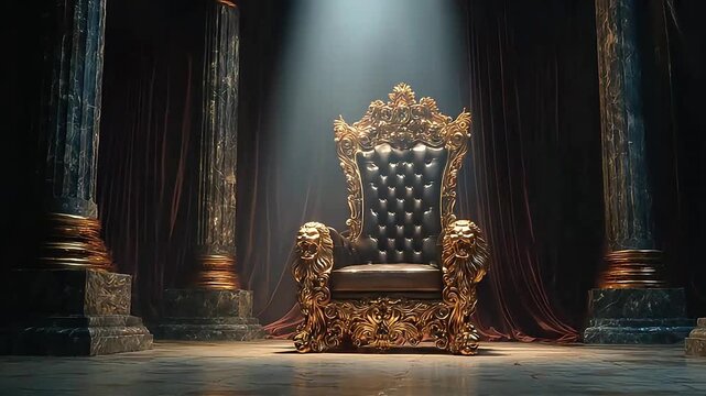 Silent Throne Awaits a Worthy Monarch's Return.