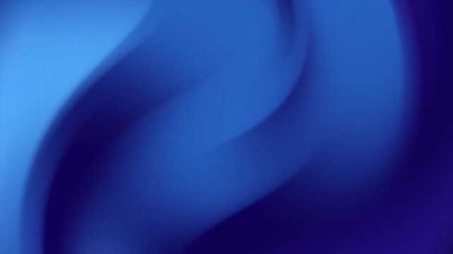 Luxury abstract blue gradient background with smoth wavy movement