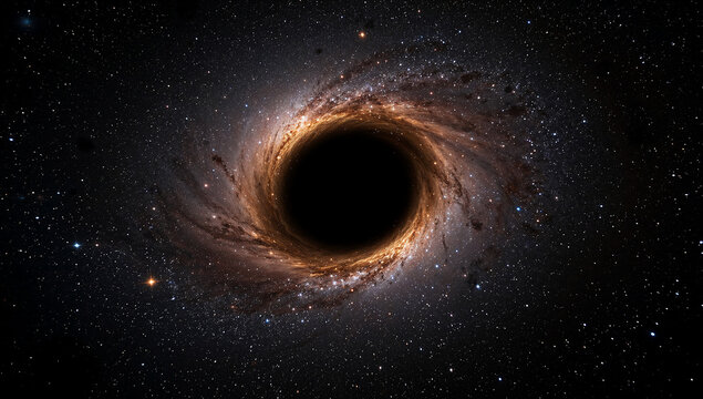 Mesmerizing black hole and swirling galactic dance