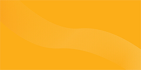 Abstract orange vector background illustration with warm golden light and curve lines pattern