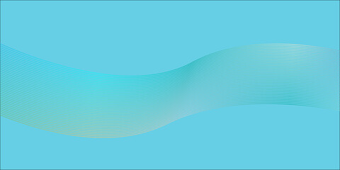 Abstract blue background with flowing water waves and curved light lines for a clean, colorful web design