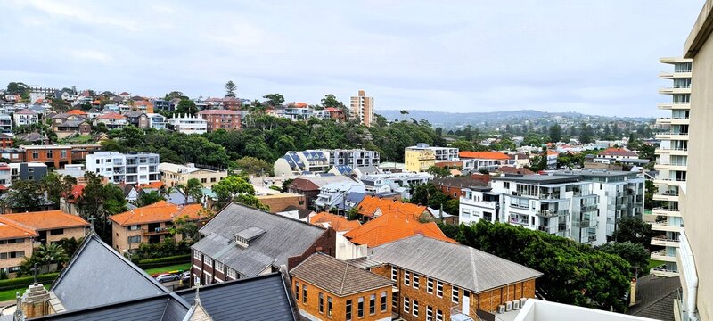 Medium density residential buildings in suburbs of Sydney