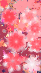pink flowers background