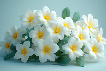 Minimalist Floral Arrangement Featuring Spring Blooms