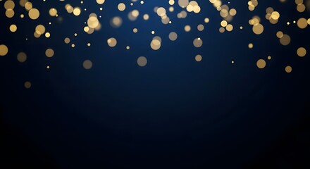 Abstract blue Christmas sky with glowing snowflakes and star light design pattern