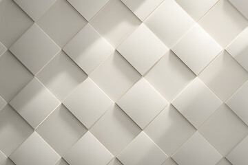 Fototapeta premium 立体タイルが並ぶ幾何学的なクリーン背景