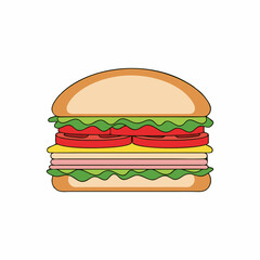fast food vector illustration