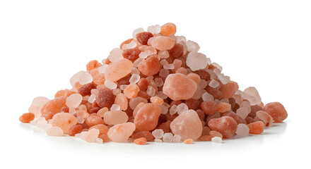 Himalayan pink salt crystals, a healthy culinary ingredient for gourmet food recipes