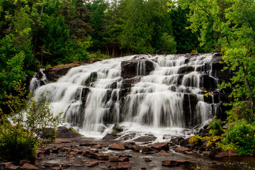 Obraz premium Bond Falls Scenic Site, Trout Creek, Michigan