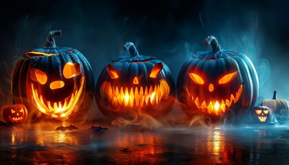 Mysterious Halloween Night  Foggy