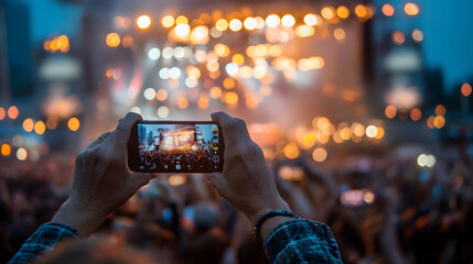 Capturing the Energy Smartphone View of a Live Concert