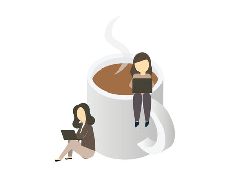Coffee break from work to boost your motivation at work