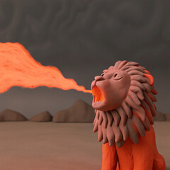 A Lunar Module Disconnects from the Earth-Moon Orbit, Preparing for Landing on the Moon's Surface Amidst Stars and Planetary Landscapes
