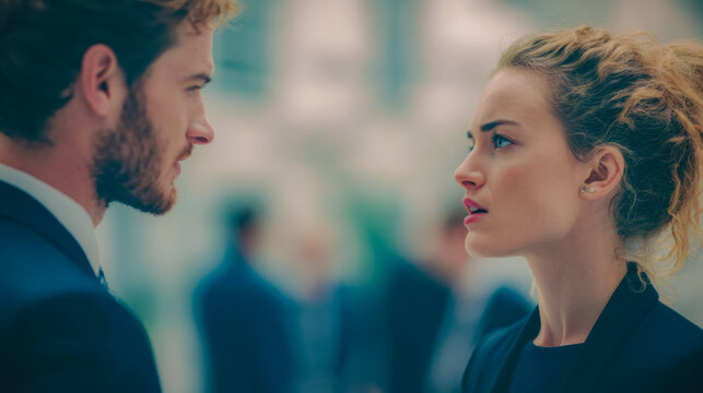 Professionals in lively work settings, exchanging ideas with genuine energy and friendly confidence, reflects a thriving business culture driven by communication and connection.