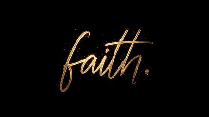 Faith: a message of Hope with Golden Text.