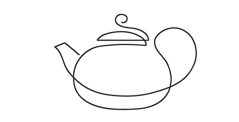 Teapot line art