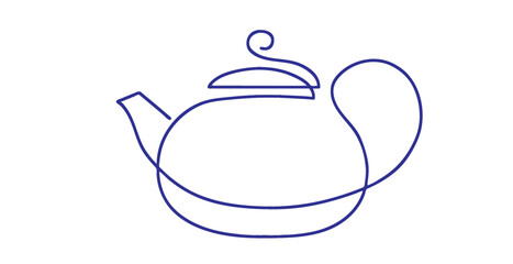 Teapot line art
