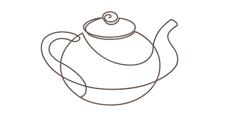 Teapot line art