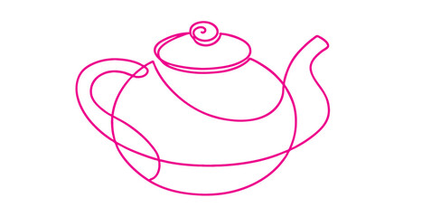 Teapot line art