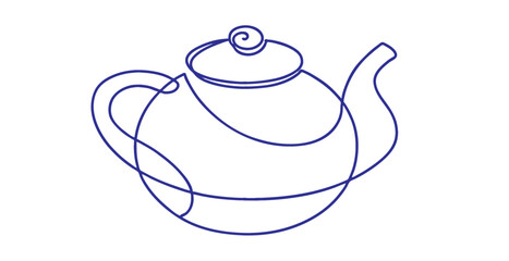 Teapot line art