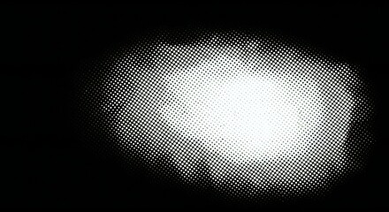 Dramatic halftone pattern fading from bright white to deep black creates a modern and dynamic texture perfect for backgrounds or overlays