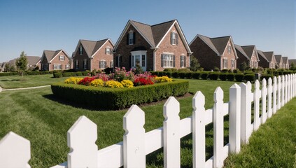 Naklejka premium Cookie-cutter suburban development