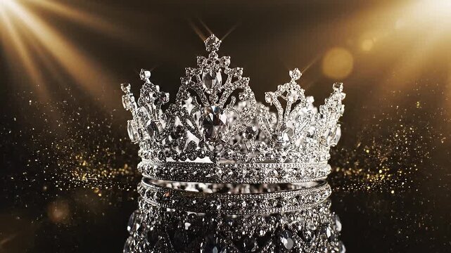 Diamond Crown Symbol of Prestige and Celebration
