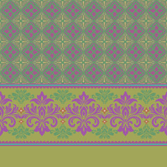 seamless damask pattern
