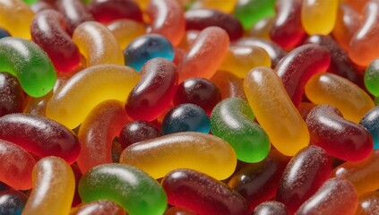 Vibrant gummy candies arranged in bowls showcase their fun shapes and sweet hues appealing to candy lovers
