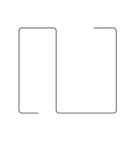 vector illustration of a blank white board