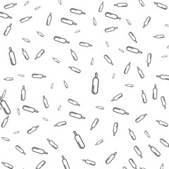 Cute Line Art Ice Cream Cone Pattern Sweet Dessert Illustration