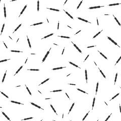 Repeating Simple Style Food Skewer Grilled Kebab Pattern on White Background