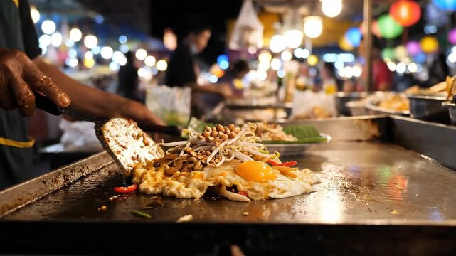 Street Food Cooking - A Culinary Journey Through Thailands Flavors.