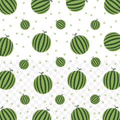 Refreshing Seamless Watermelon Smoothie Pattern for Summer and Tropical Designs